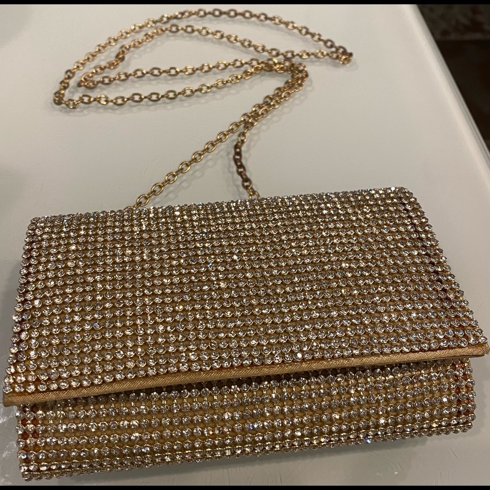 Jessica McClintock Alexis Rhinestone Evening Bag